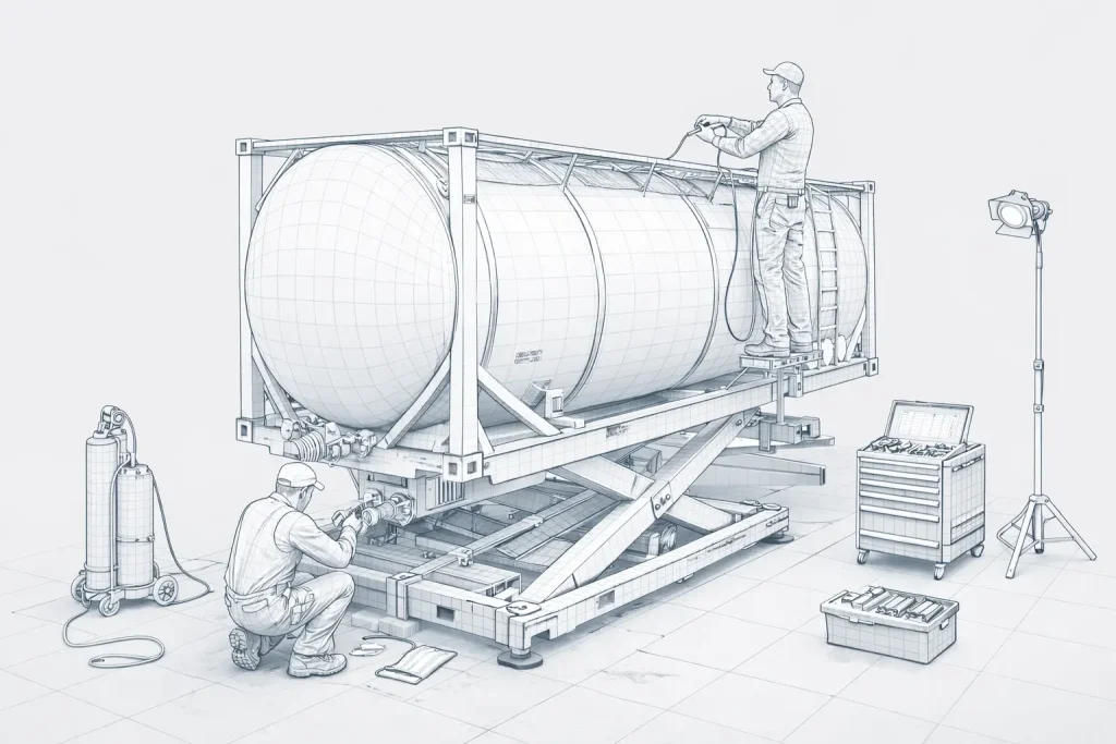 Tankcontainer Wartungsservice 1024x683